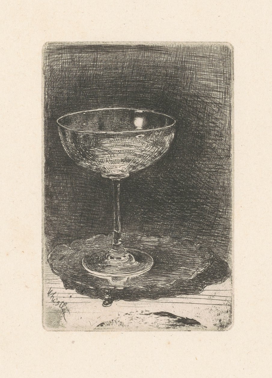 Sklenice na víno, 1859. od James Abbott McNeill Whistler