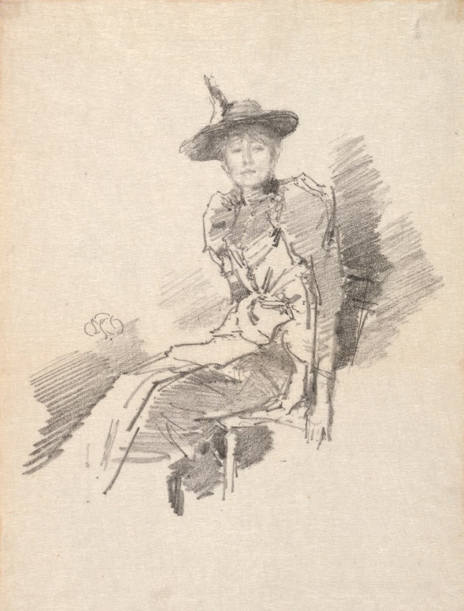 Okřídlený klobouk, 1890. od James Abbott McNeill Whistler