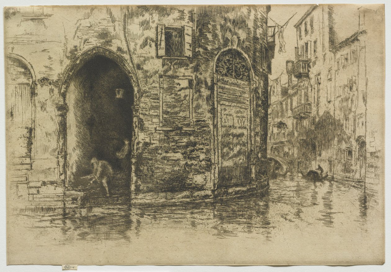 Two Doorways, 1880. od James Abbott McNeill Whistler