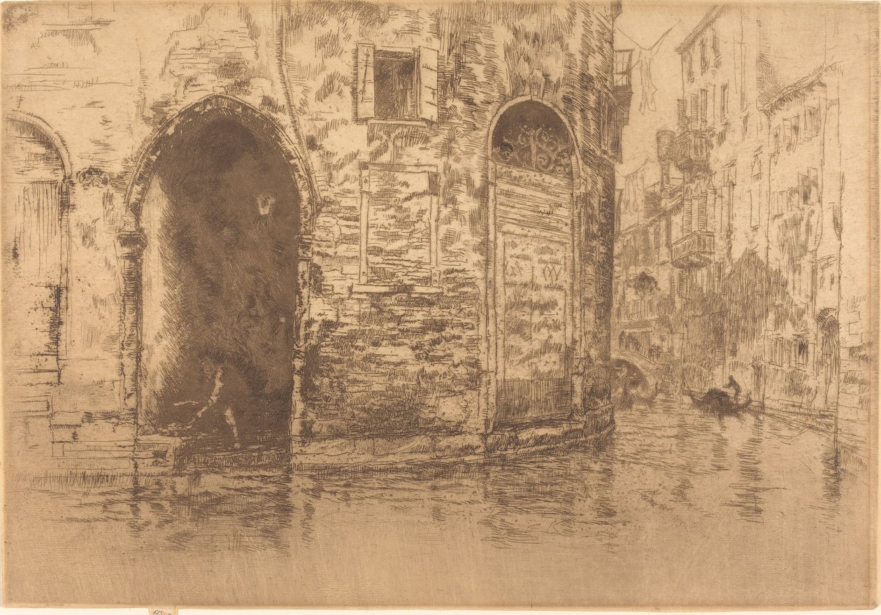 Dvoje dveře, c. 18791880. od James Abbott McNeill Whistler