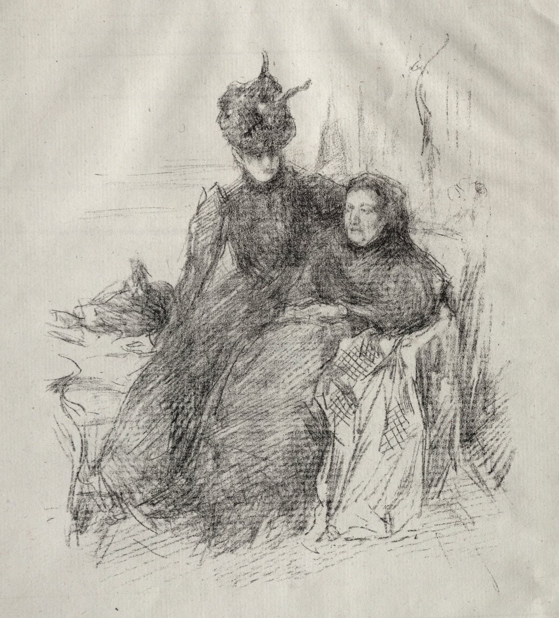 Dvě ženy. od James Abbott McNeill Whistler