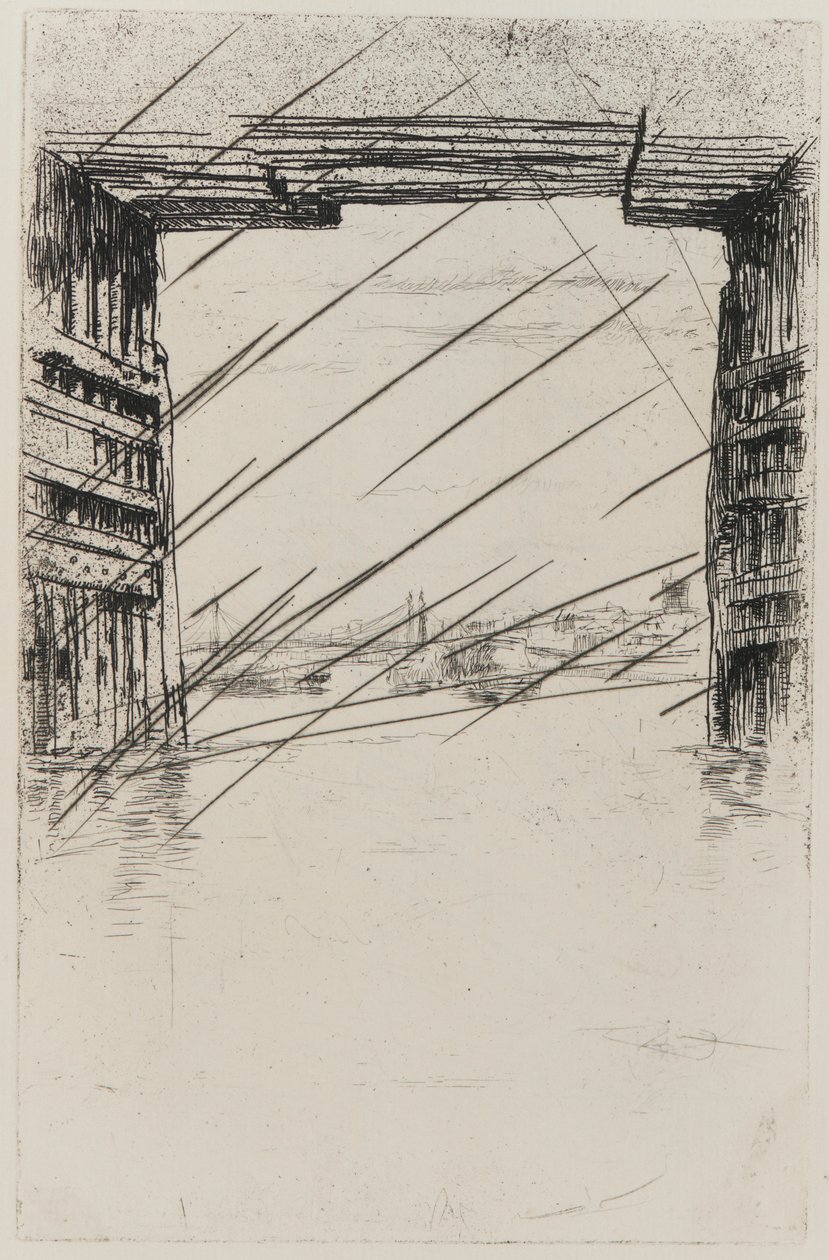 Pod starým mostem Battersea, 1879. od James Abbott McNeill Whistler