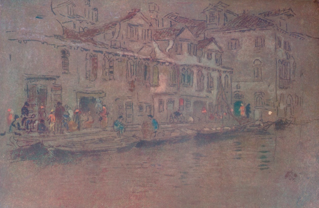 Benátky, c1870, 1904 od James Abbott McNeill Whistler