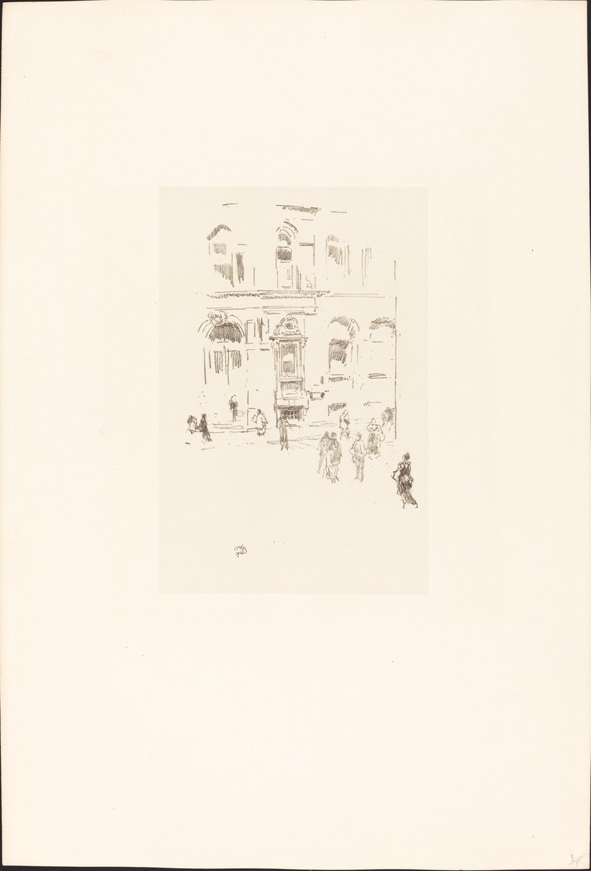 Victoria Club, 18791887. od James Abbott McNeill Whistler