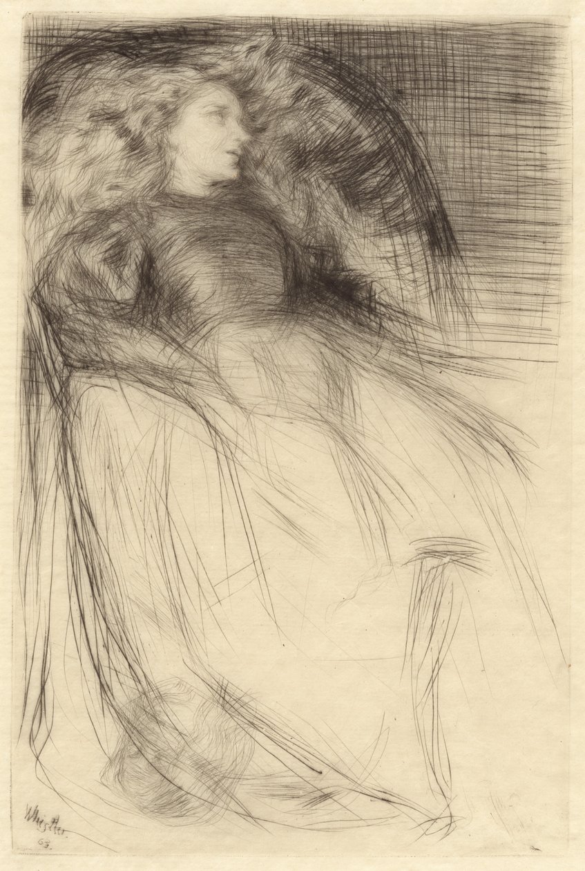 Unavený, 1863. od James Abbott McNeill Whistler