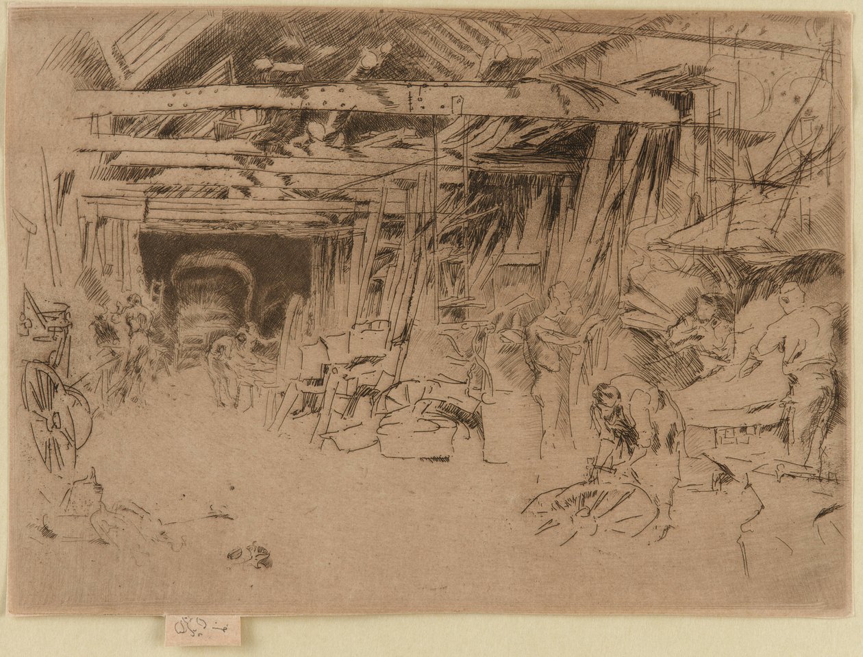 Kolář, 1879-1880. od James Abbott McNeill Whistler