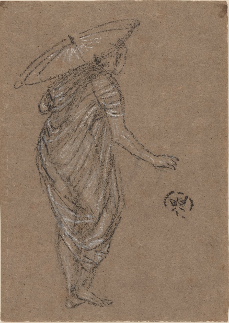 Žena se slunečníkem, 1870-1873. od James Abbott McNeill Whistler