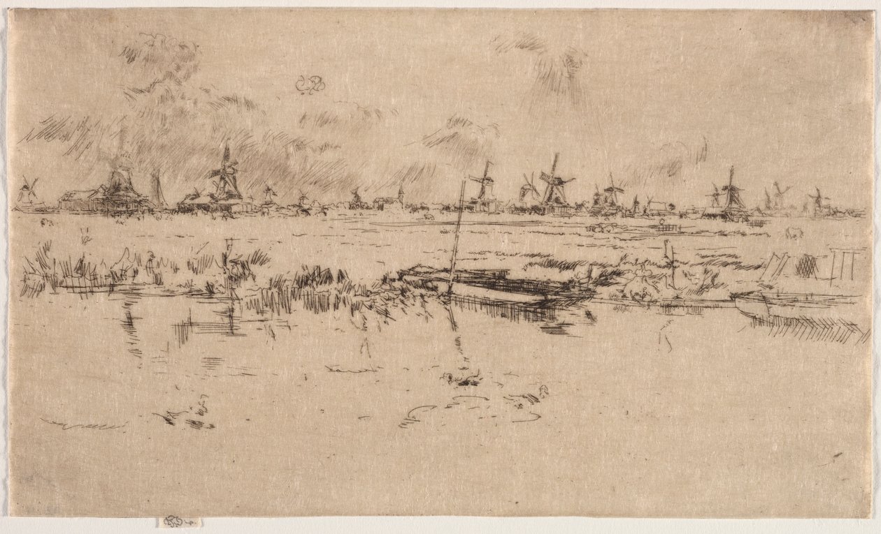 Zaandam. od James Abbott McNeill Whistler