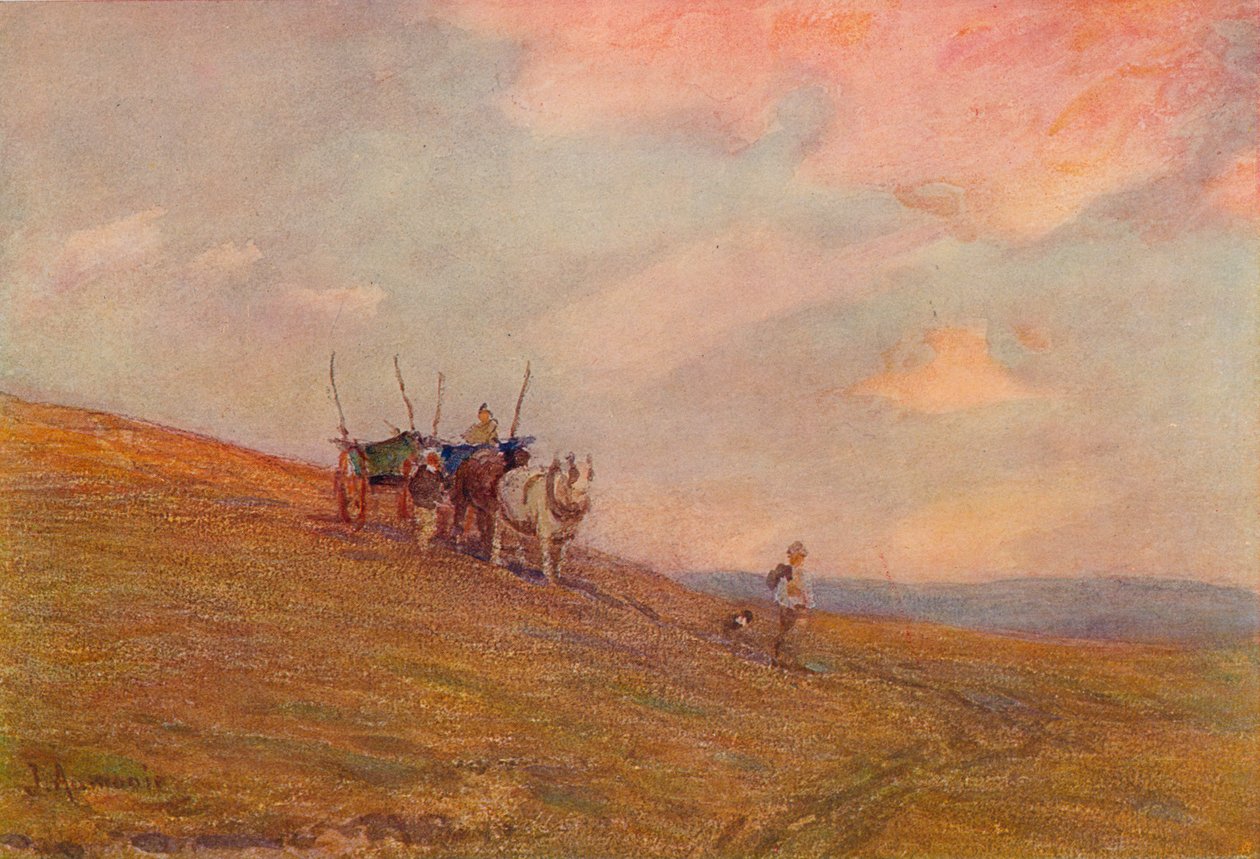 Na Downs u Hartingu, c1870-1906, 1906. od James Aumonier