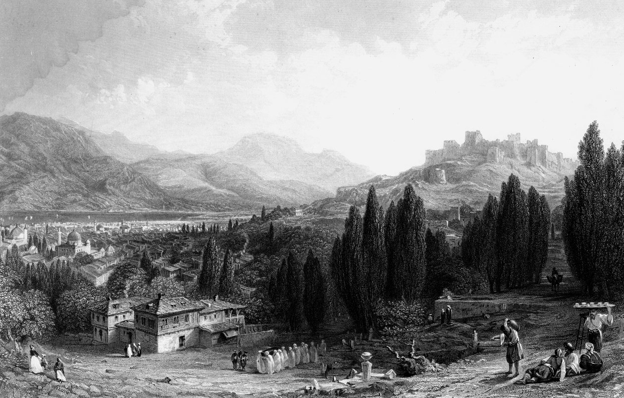 Smyrna, Turecko, 19. století. od James B. Allen