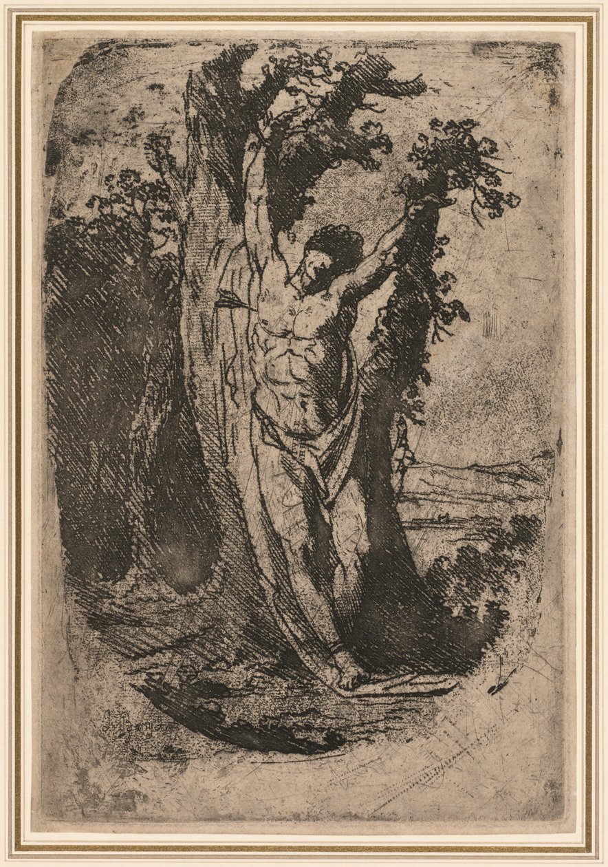 Svatý Šebestián, asi 1776. od James Barry