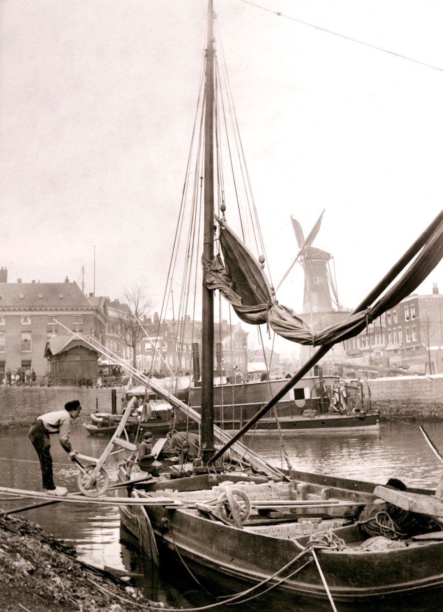Kanál, Rotterdam, 1898. od James Batkin