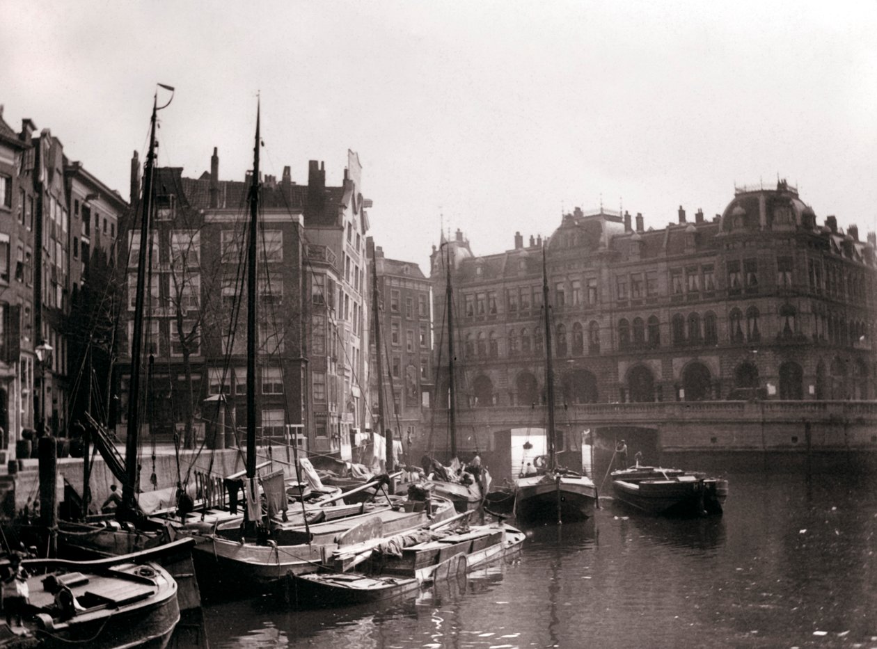 Kanálové lodě, Rotterdam, 1898. od James Batkin