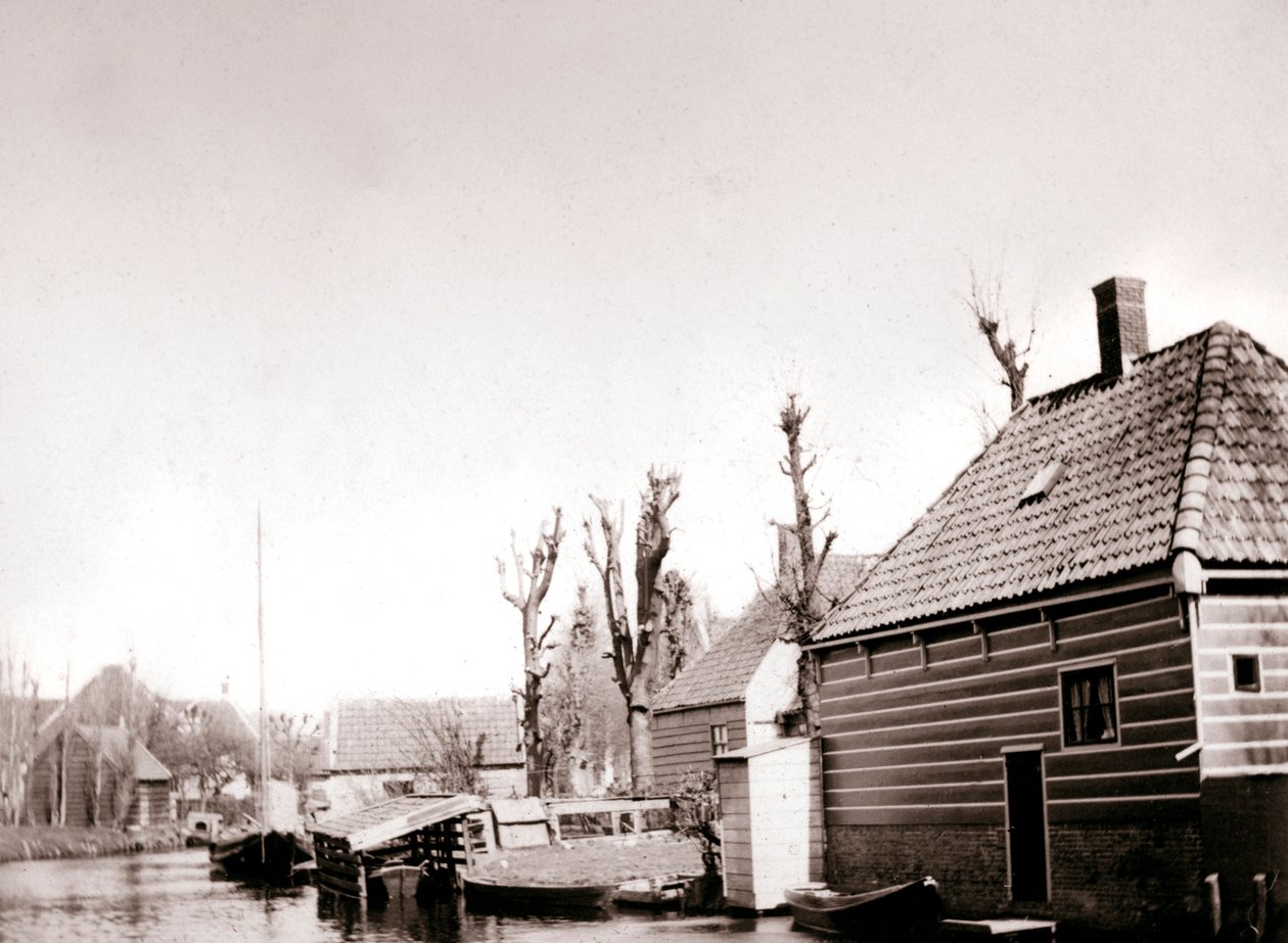 Canalside domy, Broek, Nizozemsko, 1898 od James Batkin