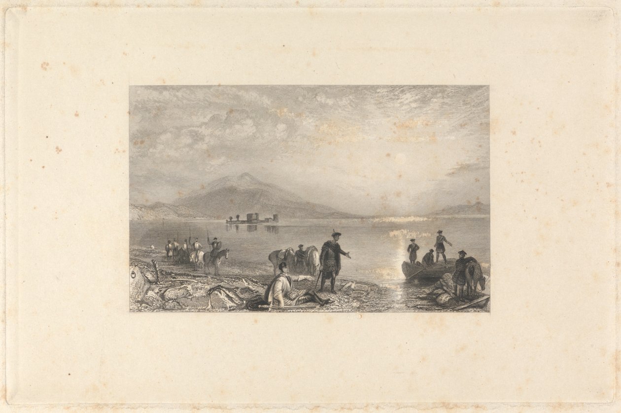 Hrad Loch Leven od James Baylis Allen
