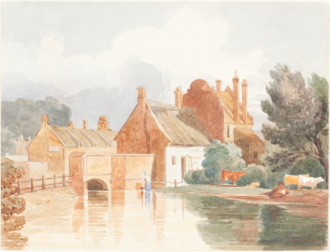 Na Bure, poblíž Aylshamu, Norfolk. od James Bulwer