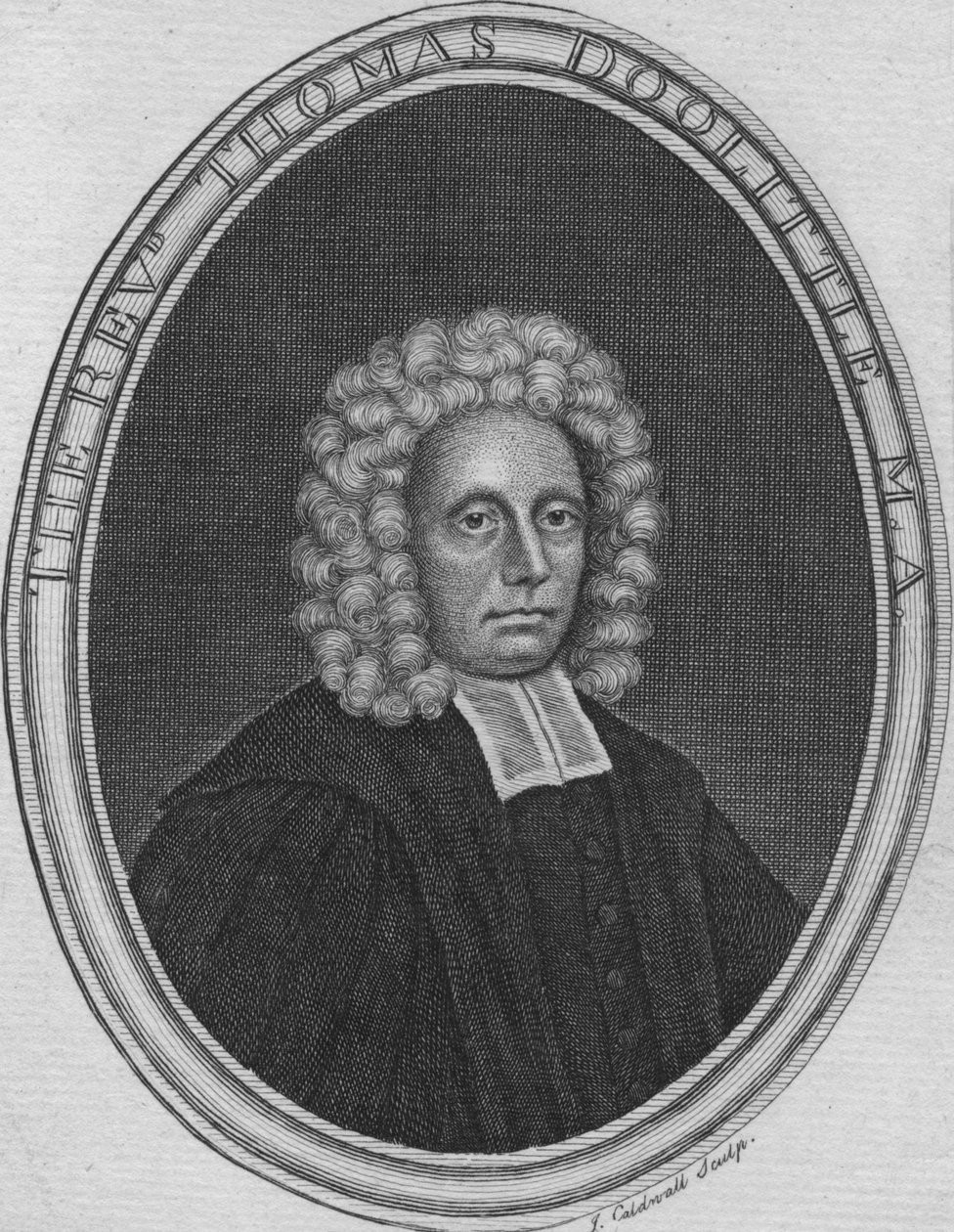 Reverend Thomas Doolittle M.A., c1775. od James Caldwall