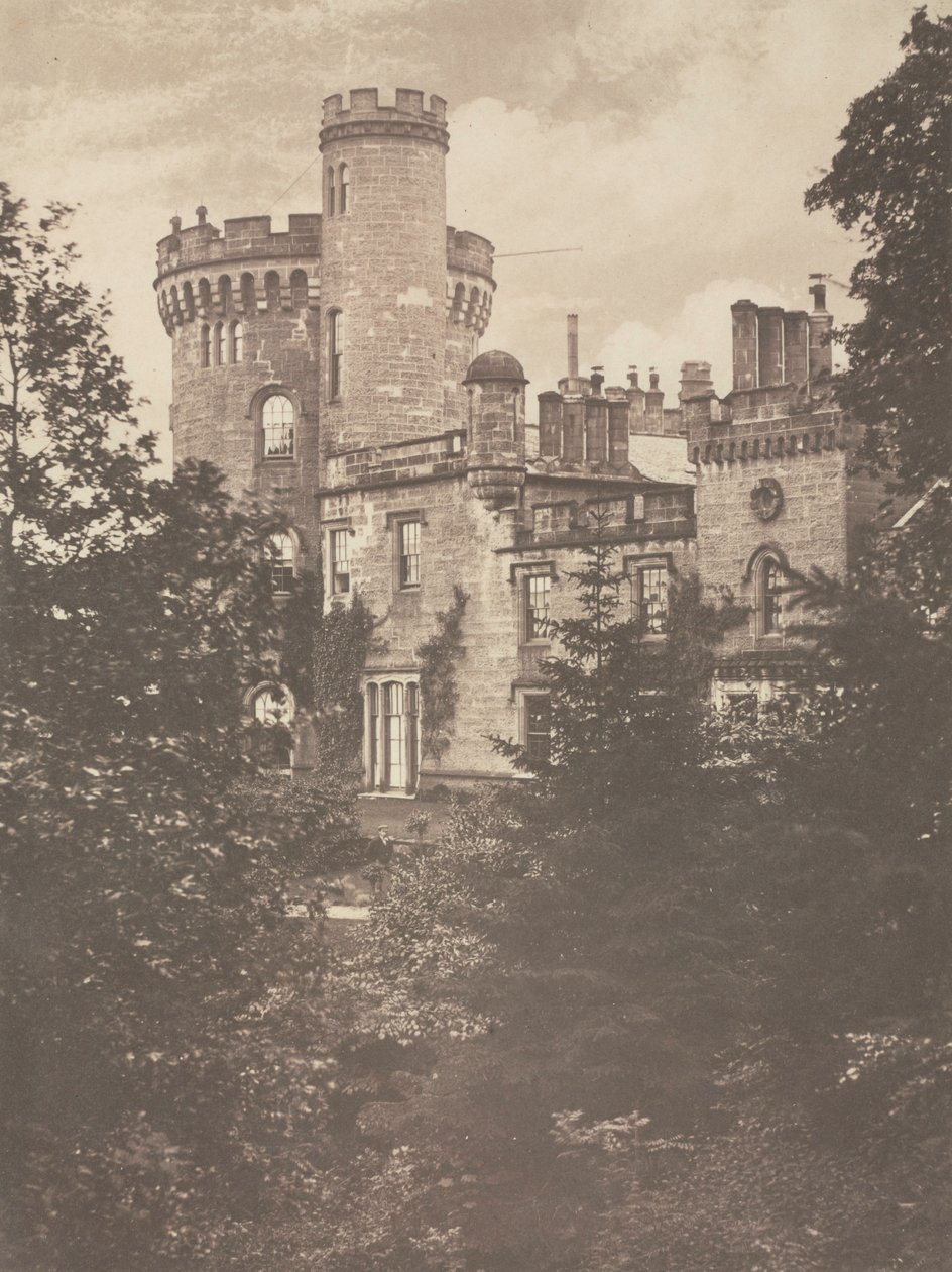 Pohled na hrad Tullichewan, Glasgow. od James Campbell of Strachathro