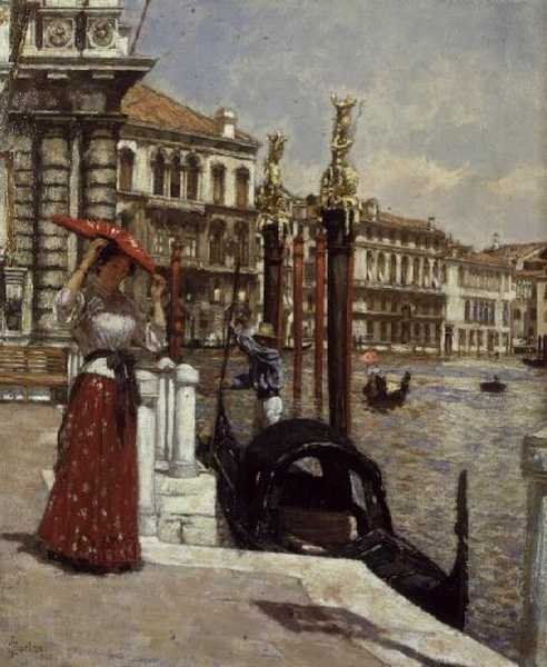 Na Canal Grande, Benátky od James Charles