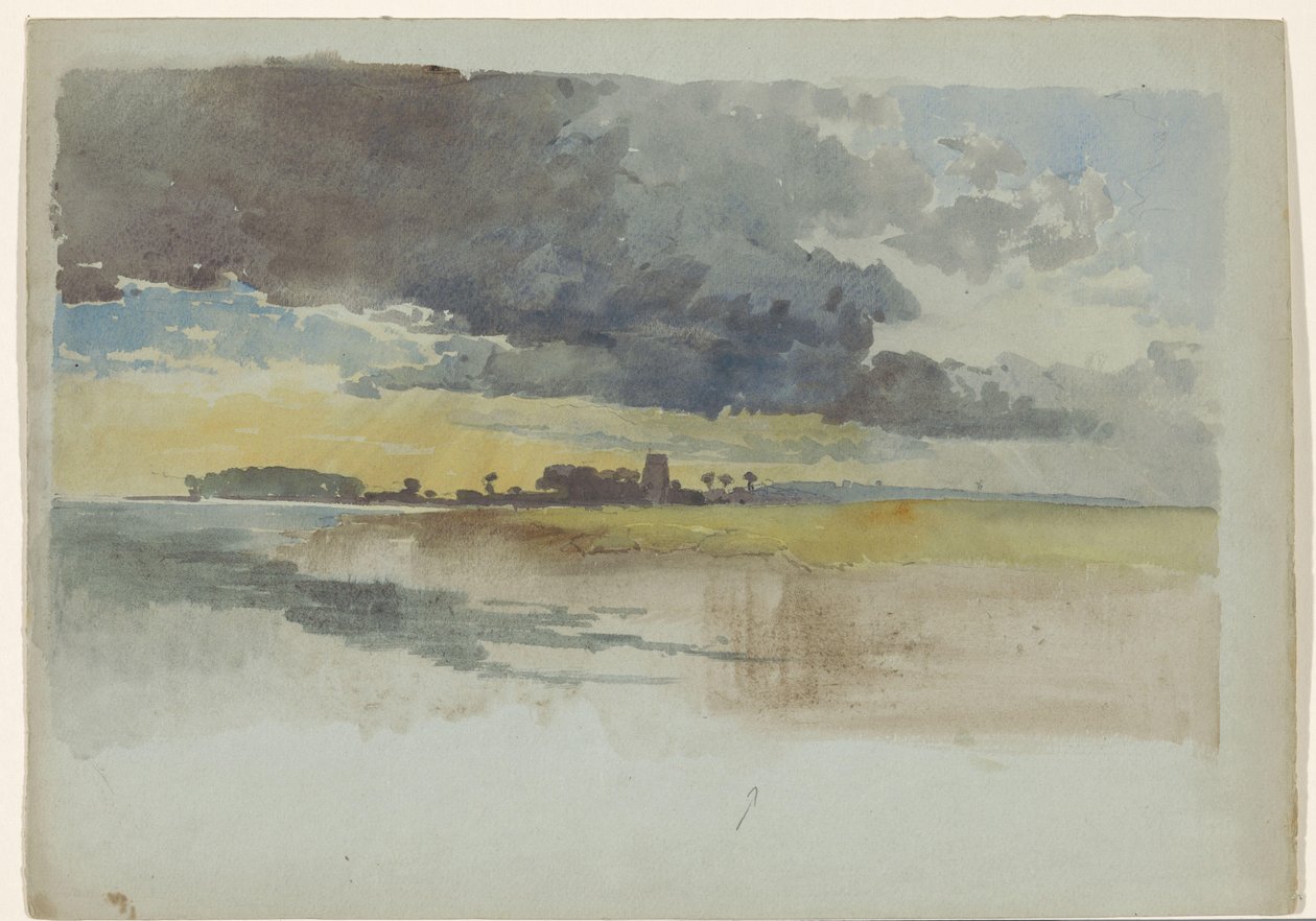 Pohled na Gillingham Church, Kent od James Chisholm Gooden