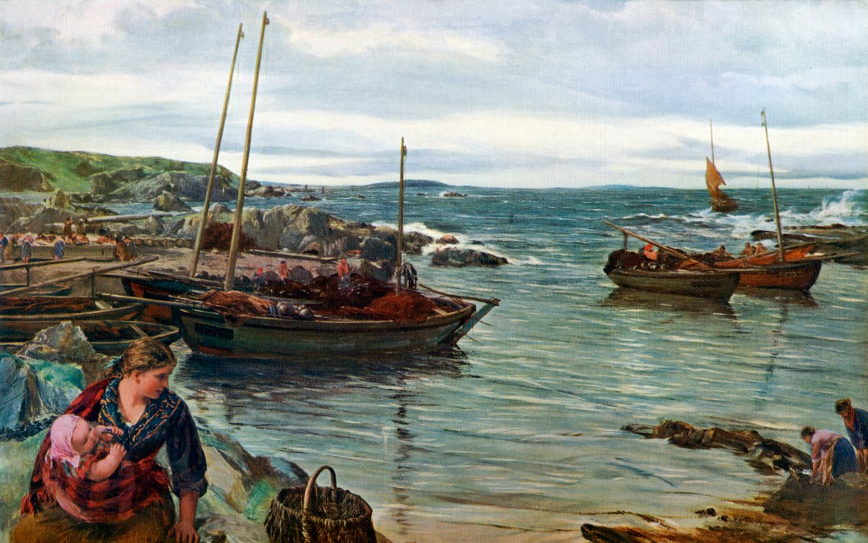 Domov s přílivem, 1880, 1912. od James Clarke Hook