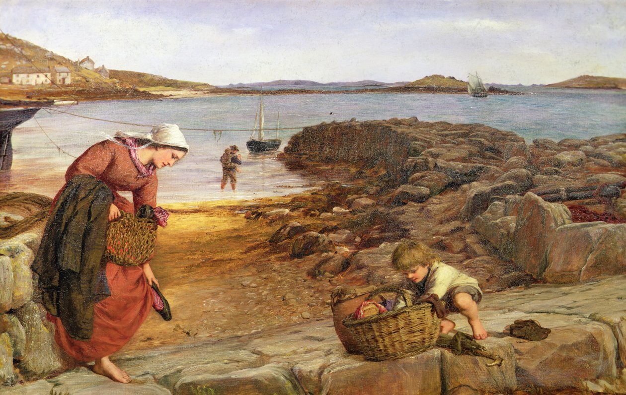 Odjezd při nízké vodě od James Clarke Hook