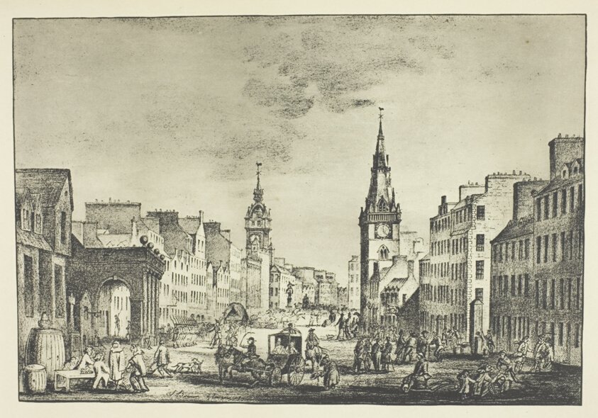 Trongate v dávných dobách od James Craig Annan