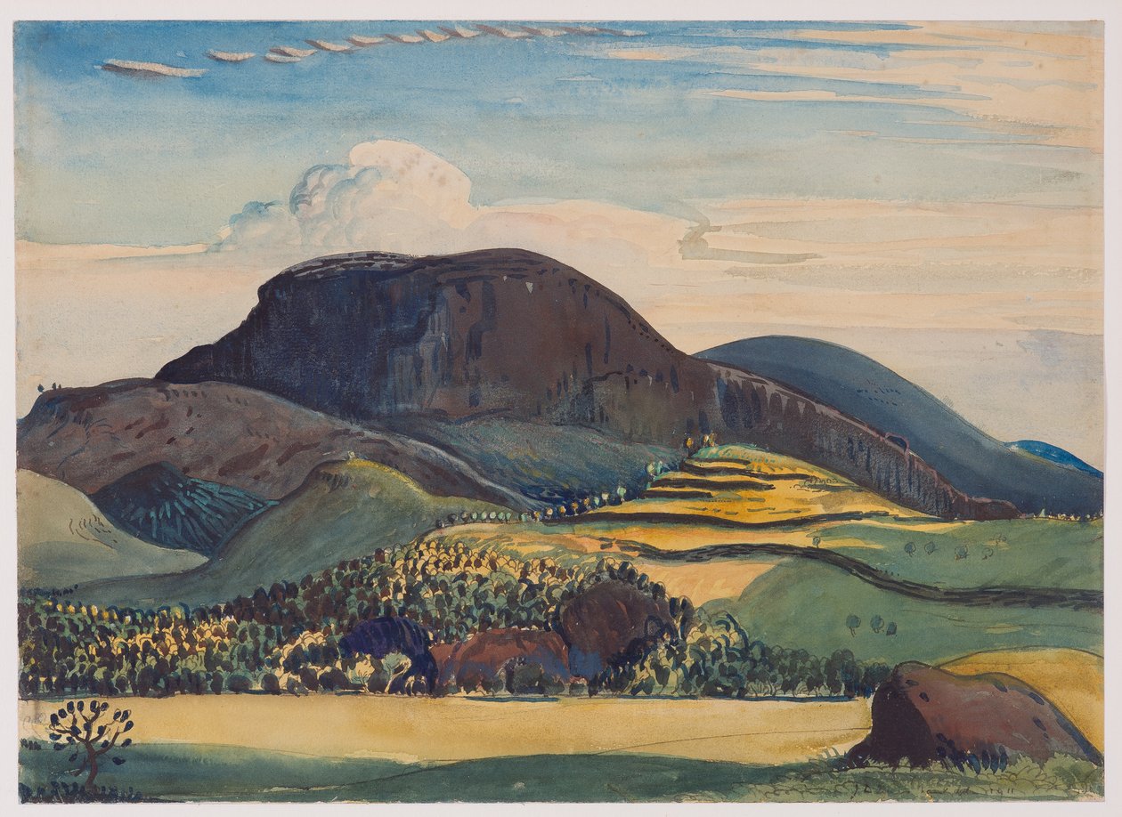 Nant Ddu, kolem roku 1911 od James Dickson Innes