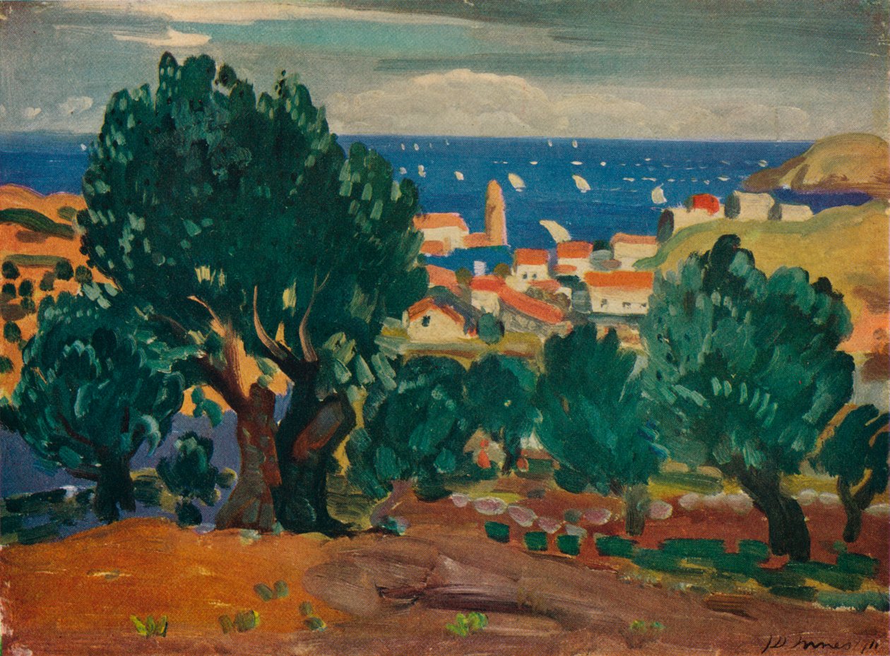 Olives at Collioure, 1911 od James Dickson Innes