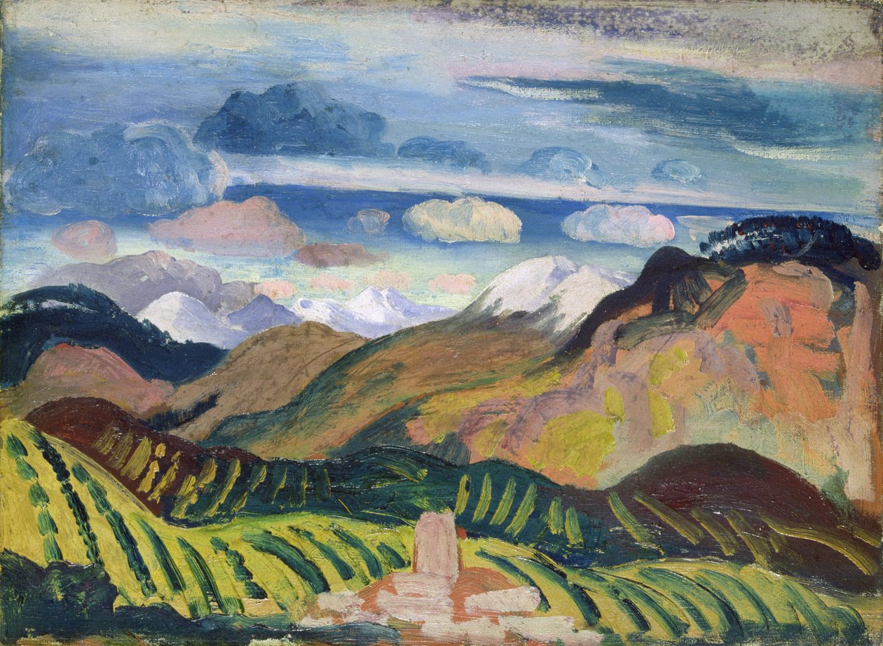 Vernet (provensálská krajina) od James Dickson Innes