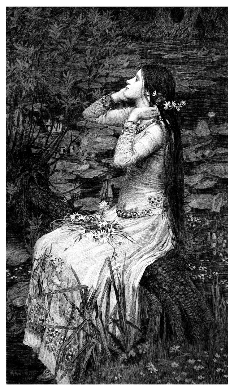 Ofélie, 1895. od James Dobie