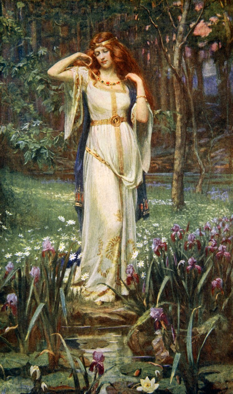 "Freyja a náhrdelník", 1890. od James Doyle Penrose