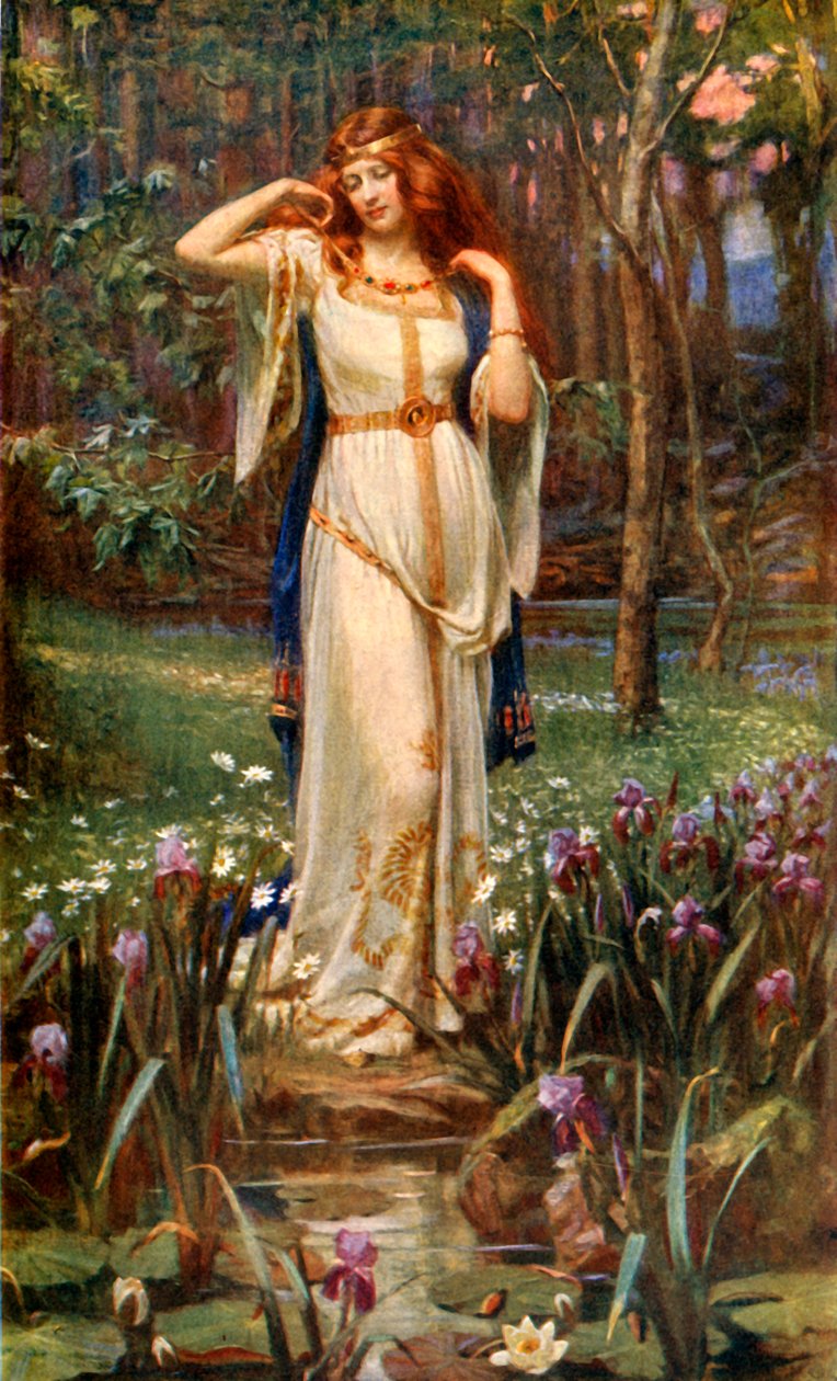 "Freyja a náhrdelník", 1912. od James Doyle Penrose
