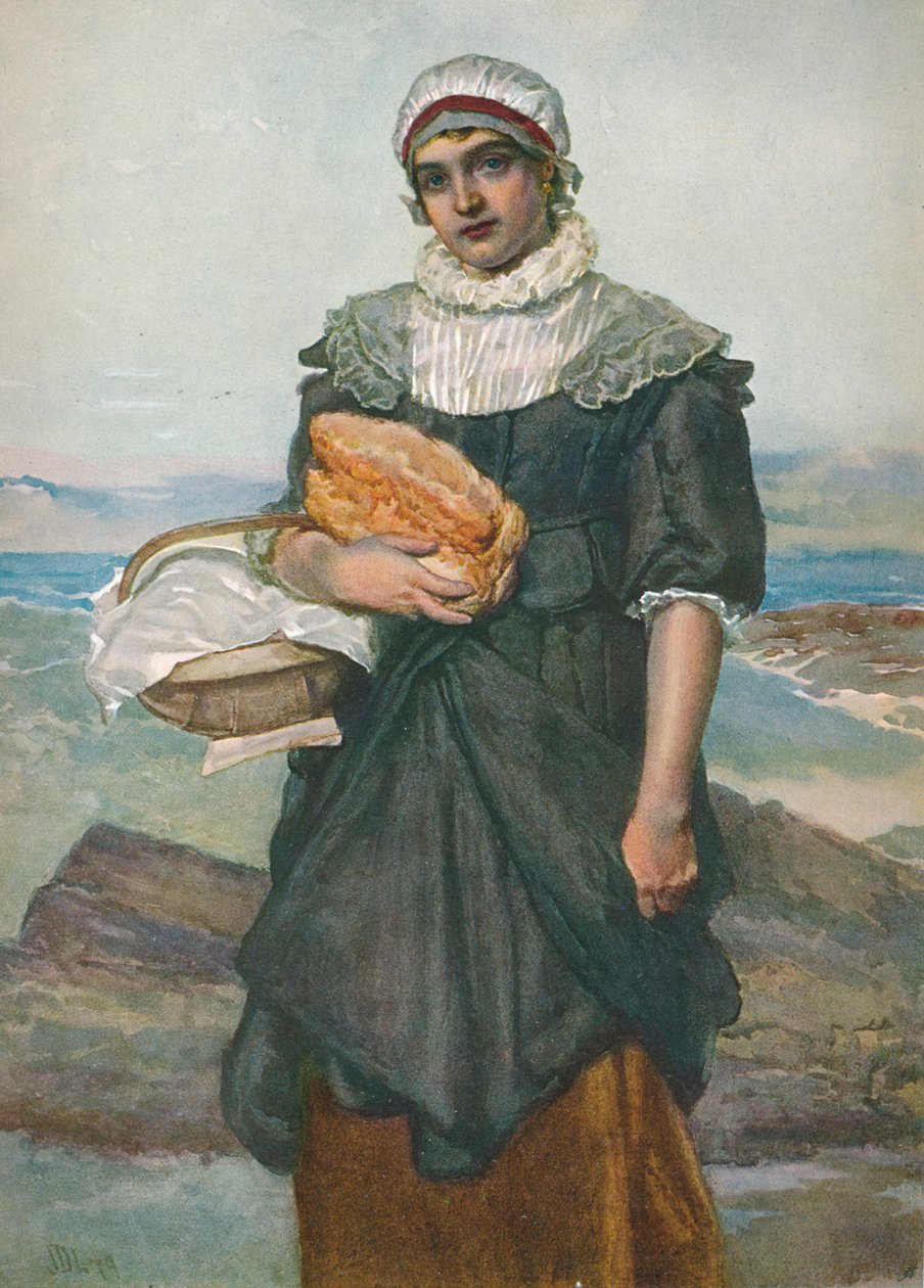Francouzská rybářka, c1890, 1906. od James Dromgole Linton