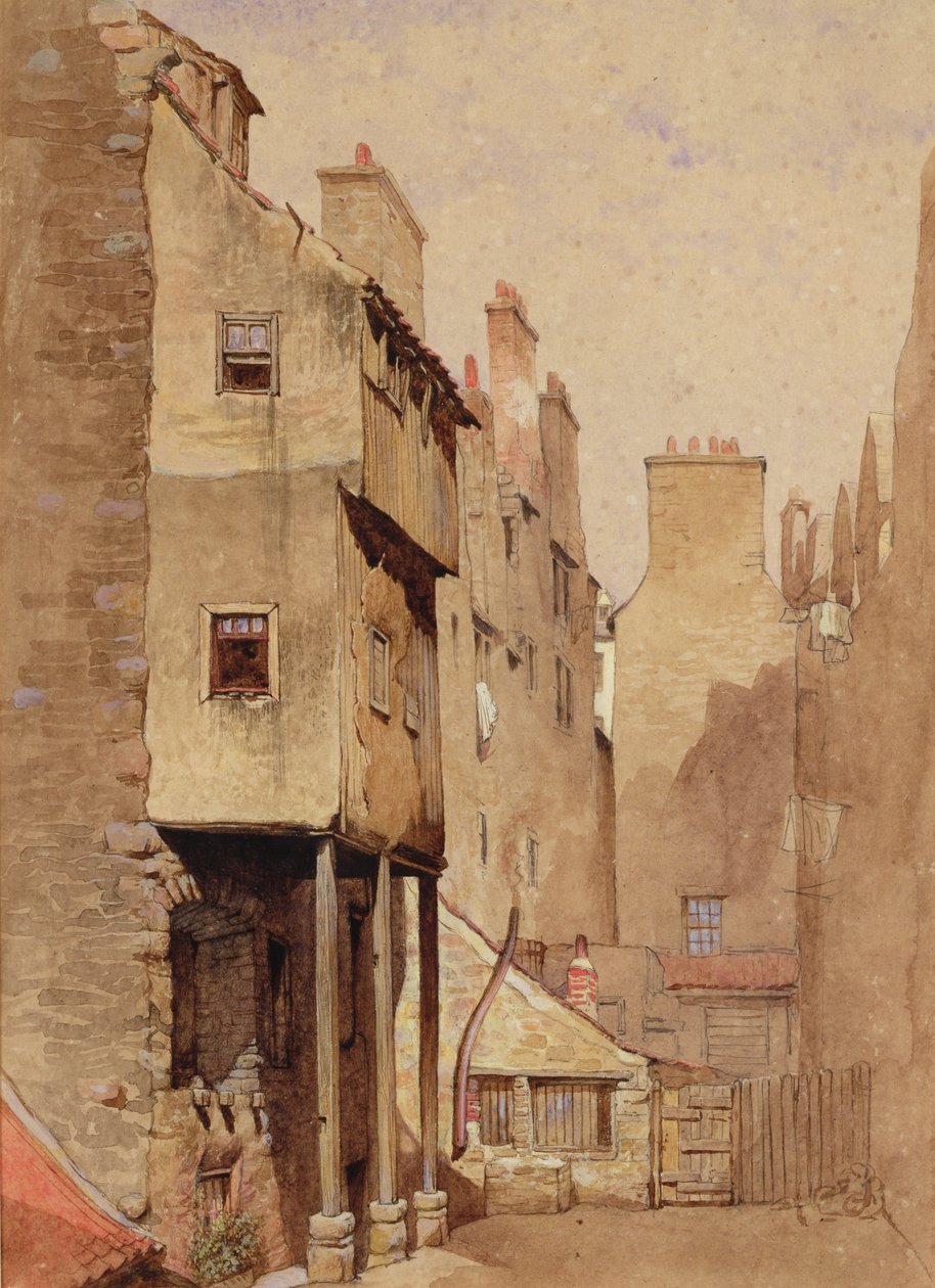 Whisky Row, Edinburgh (wc) od James Drummond