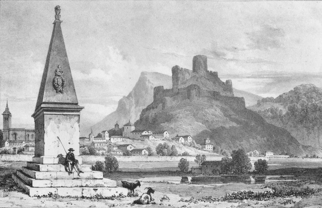 Almanza. Bitevní pole, 1823. od James Duffield Harding