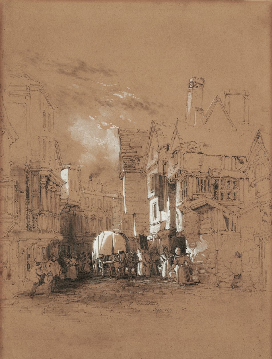 Bank Street, Maidstone od James Duffield Harding