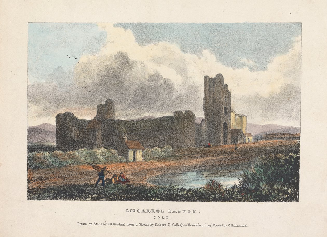 Hrad Liscarroll od James Duffield Harding