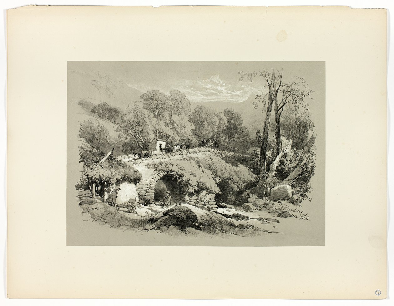 South Brent, Devon, z Picturesque Selections od James Duffield Harding