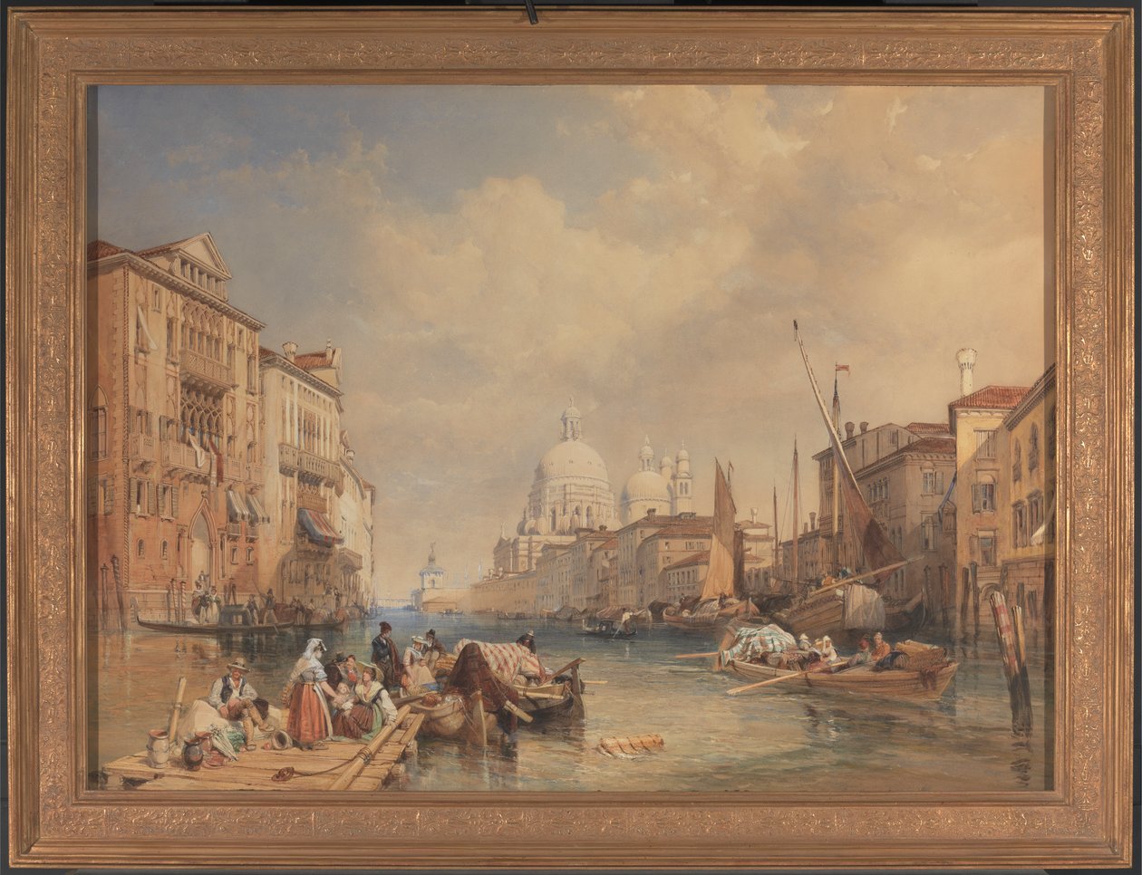 Canal Grande, Benátky od James Duffield Harding