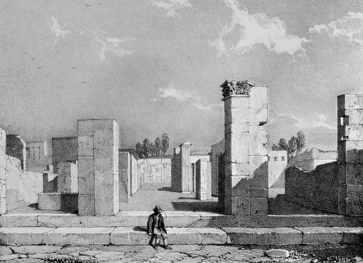 Dům Caia Sallusta, 1828 od James Duffield Harding
