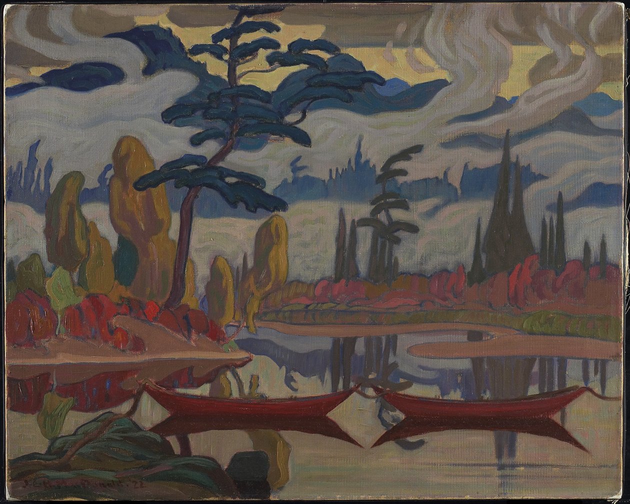 Mist Fantasy, Northland, 1922 od James Edward Hervey Macdonald