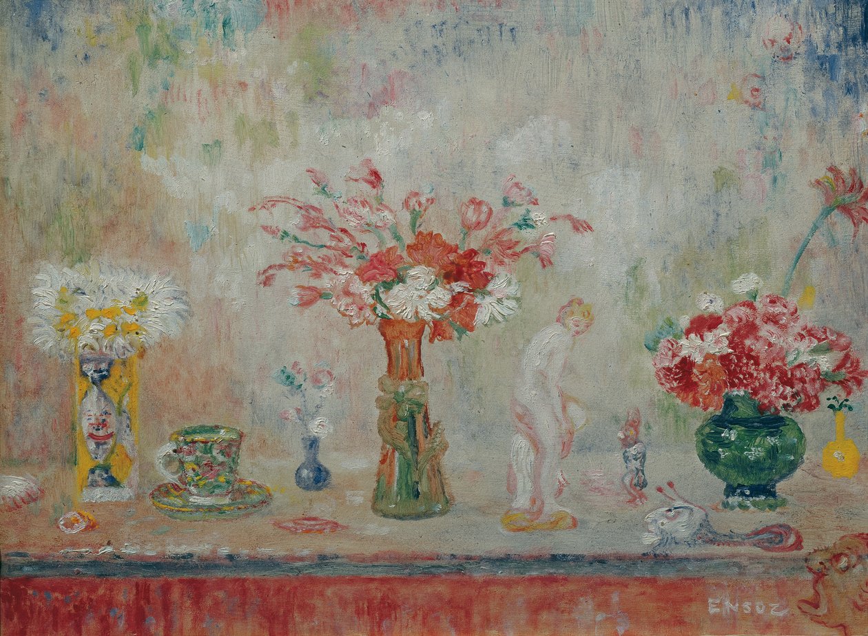 Fantastické zátiší, c. 1917. od James Ensor