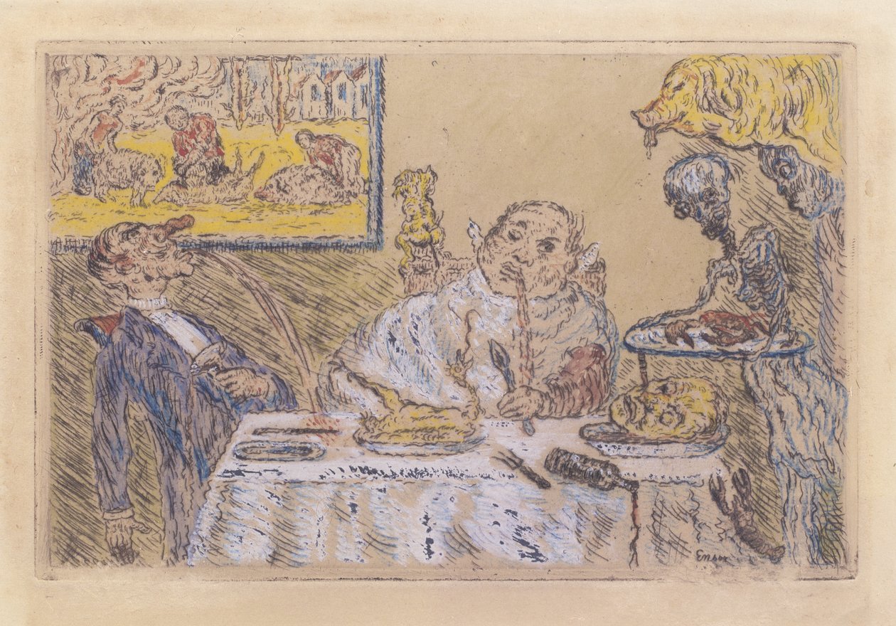 Žravost od James Ensor