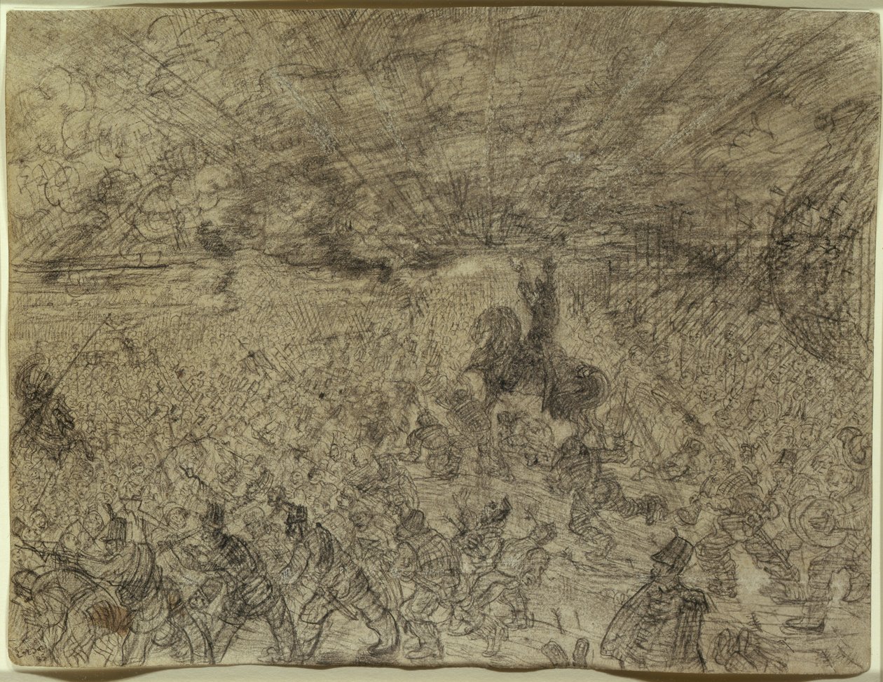Joshua zastaví Slunce od James Ensor