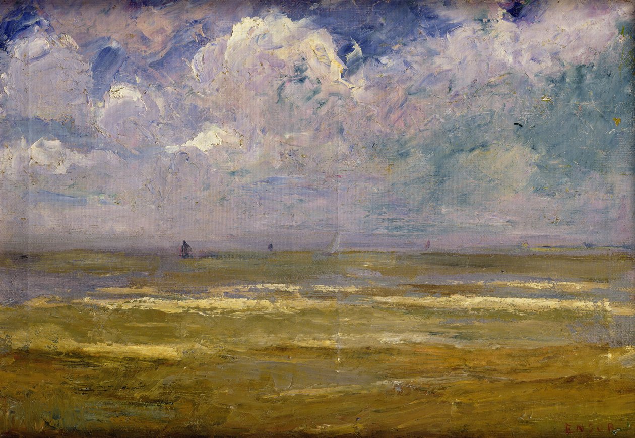 Mořská krajina (olej na plátně) od James Ensor