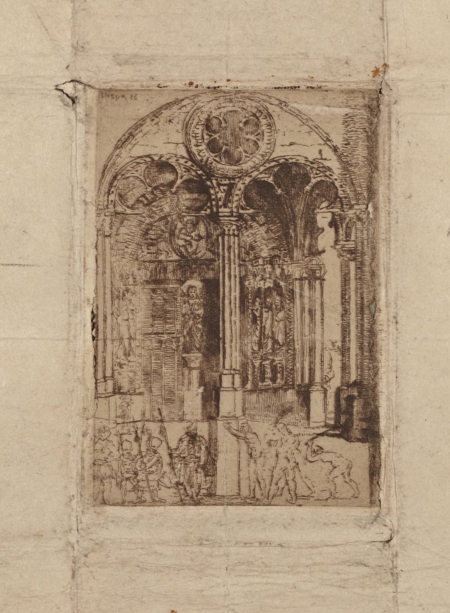 Bičování od James Ensor