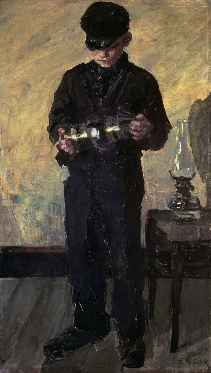Lamp-boy (Lamplighter) od James Ensor