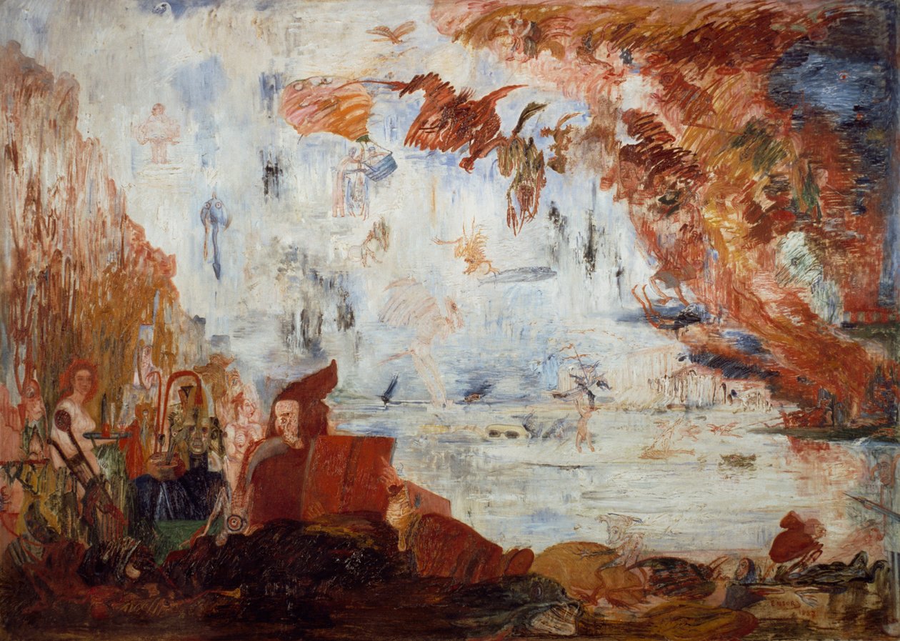 Pokušení svatého Antonína od James Ensor