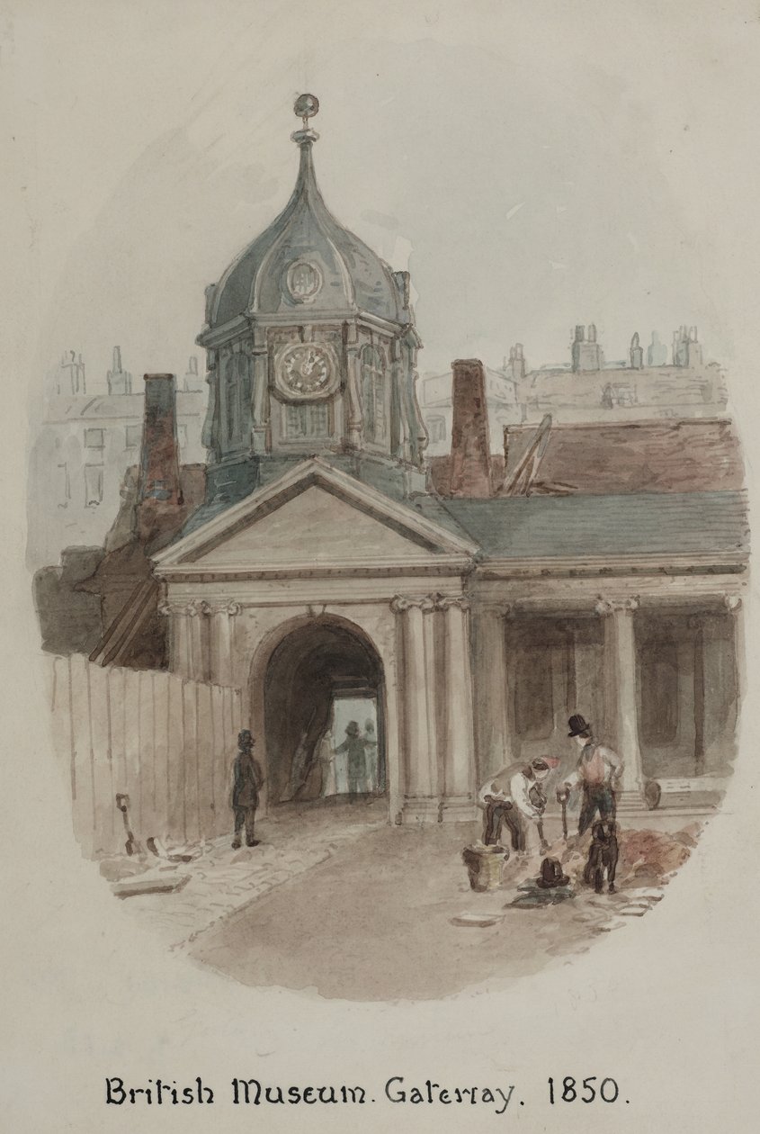 Britské muzeum, 1850 od James Findlay